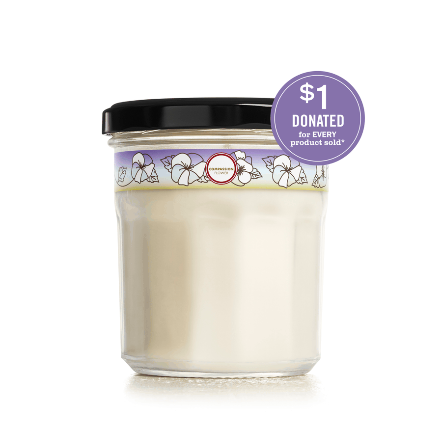 16f820ff-cf76-5b6c-8741-8de214949213.png Compassion Flower Soy Candle Large - Image 1